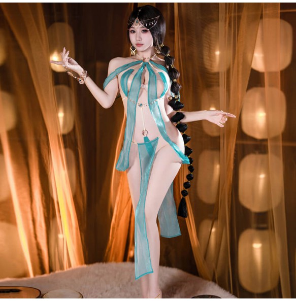 FEE ET MOI - Exotic Belly Dancer Outfit (Green)